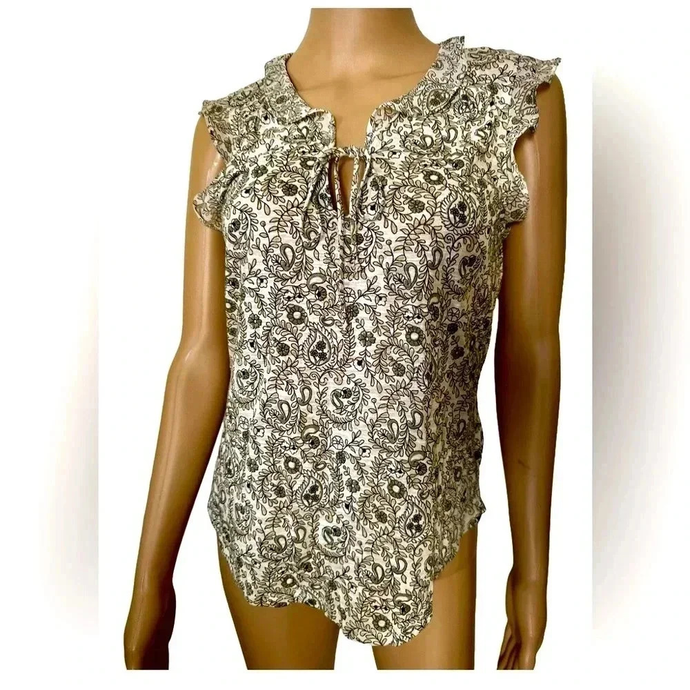 Lucky Brand women’s cotton summer top sz XS #001